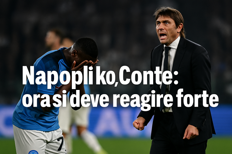 Juventus-Napoli 3-0: un ko pesante e le parole di Conte dopo la débâcle
