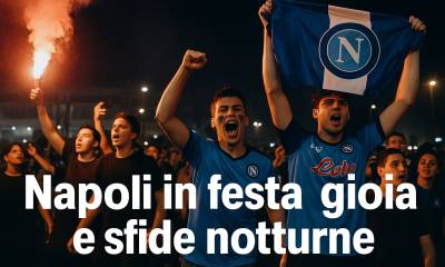 La notte dei tifosi: gioia e tensione nei festeggiamenti per lo scudetto del Napoli