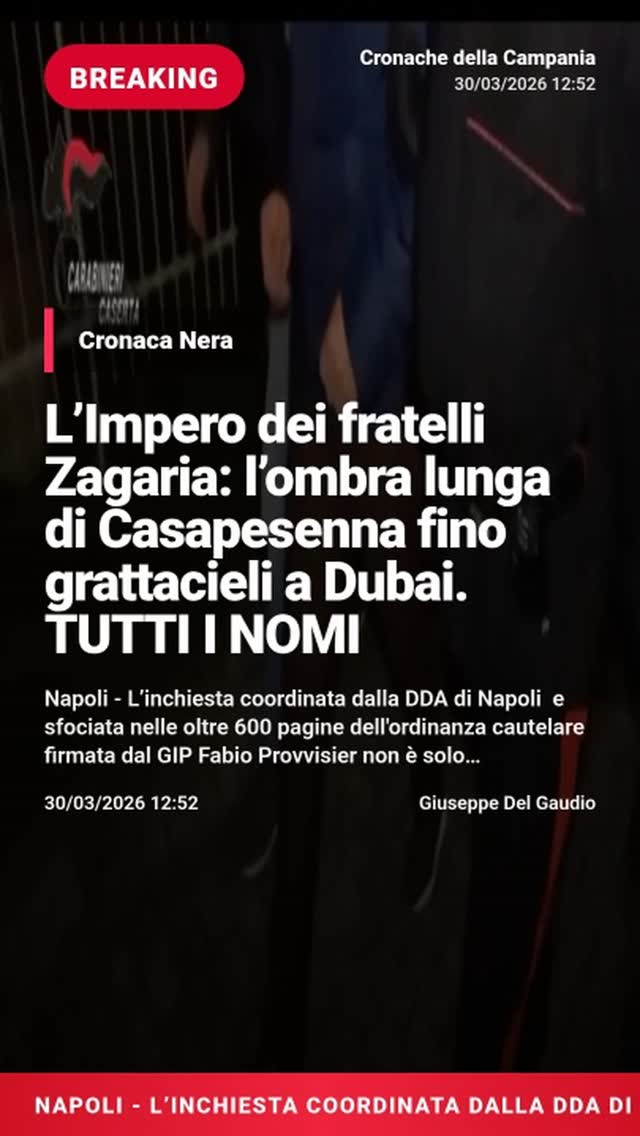 Lu2019Impero dei fratelli Zagaria: lu2019ombra lunga di Casapesenna fino grattacieli a Dubai. TUTTI I…