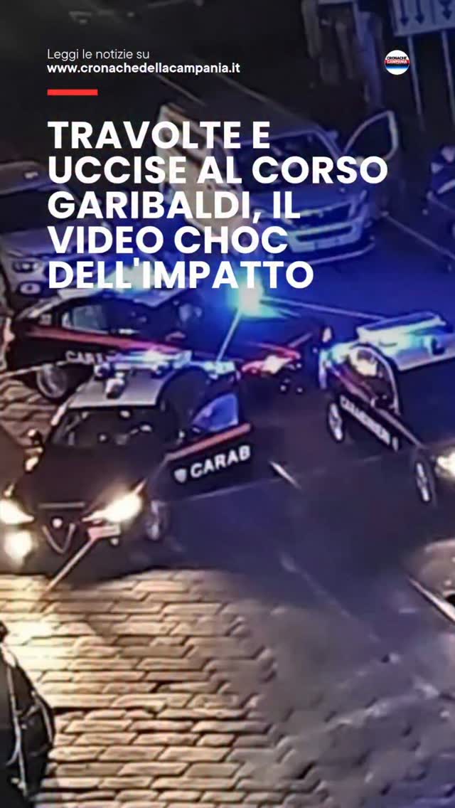 Travolte e uccise al Corso Garibaldi, il video choc dell’impattonn#napoli #corsogaribaldi