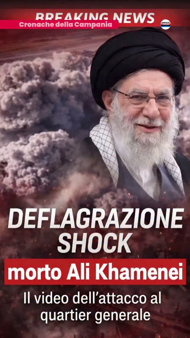Deflagrazione shock. Morto Ali Khamenei.nIl video dell’ attacco al quartiere generale .nn#alikhamenei…