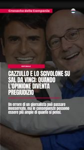 Cazzullo e lo svibolone su @saldavinciofficial : quando l’ opinione diventa pregiudizio nn#aldocazzullo…