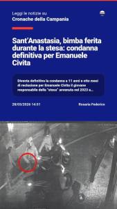 Santu2019Anastasia, bimba ferita durante la stesa: condanna definitiva per Emanuele CivitannDiventa…