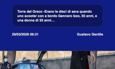 Torre del Greco, offre 50euro ai carabinieri u00abper chiudere un occhiou00bb: arrestatonnTorre del Greco…