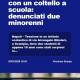Scampia, sorpresi con un coltello a scuola: denunciati due minorenninnNapoli u2013 Tensione in un istituto…
