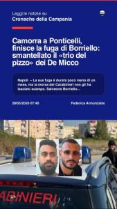 Camorra a Ponticelli, finisce la fuga di Borriello: smantellato il u00abtrio del pizzou00bb dei De…