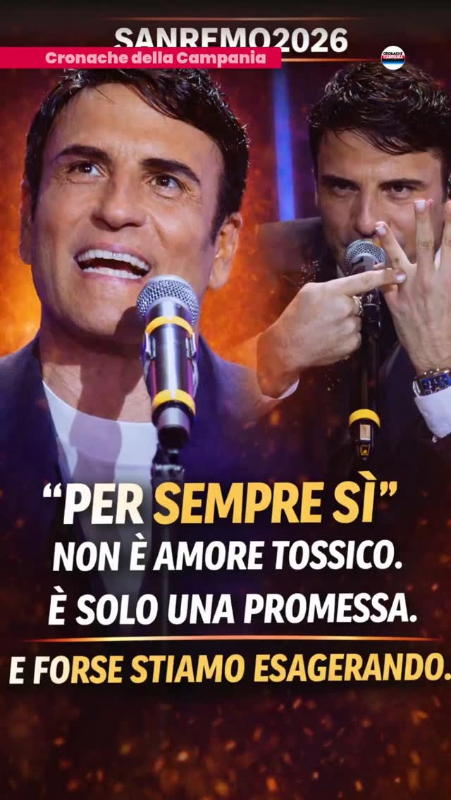 @saldavinciofficial , Per sempre su00ec non u00e8 amore tossico: forse stiamo esagerandonn#sanremo2026…