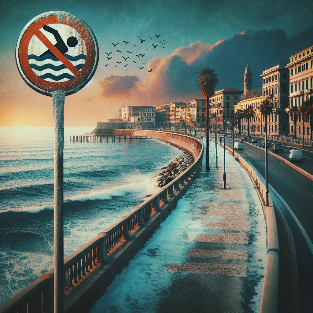 Allarme Arpac gela Napoli: divieto balneazione Lungomare Caracciolo