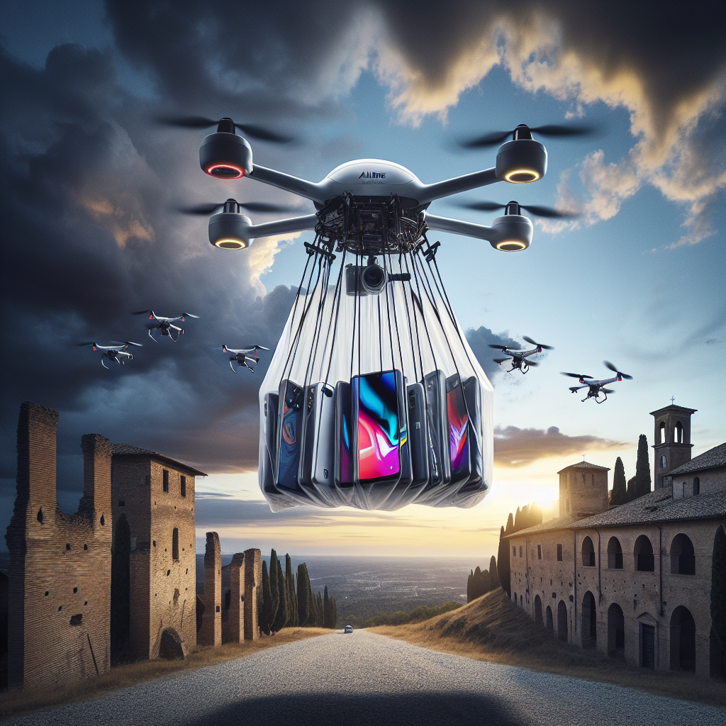 Allarme Poggioreale: drone con 17 cellulari intercettato