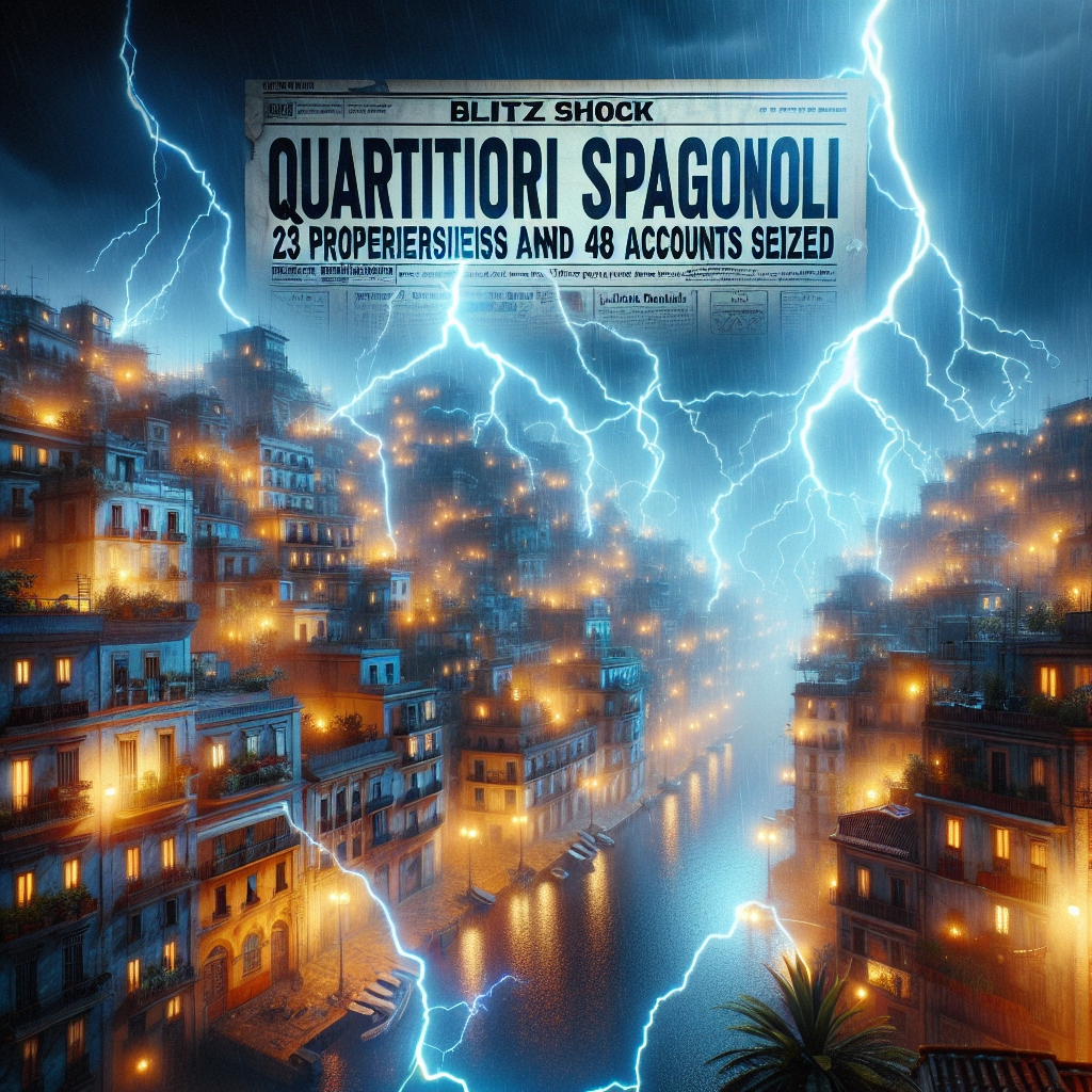Blitz shock Quartieri Spagnoli: 23 immobili, locali e 48 conti sequestrati