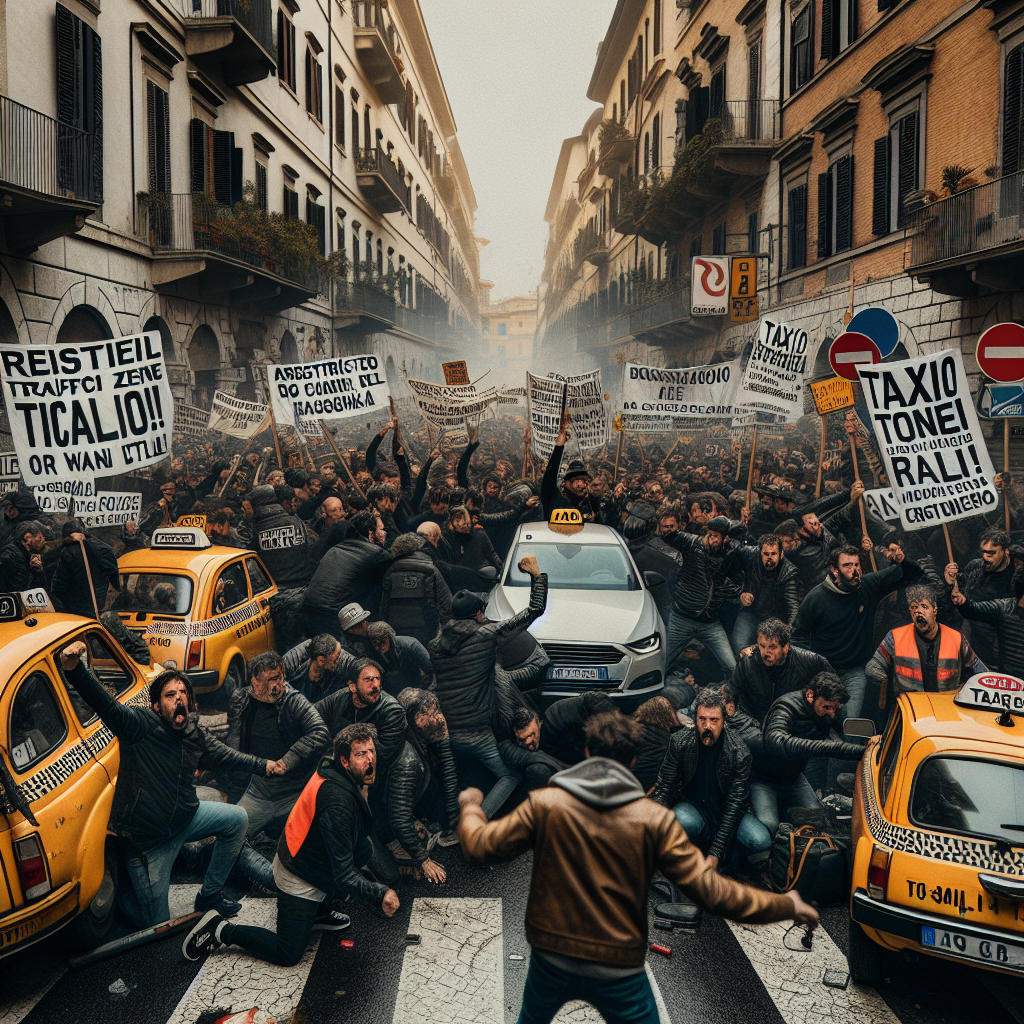 Caos a Chiaia: tassisti in protesta, «Vogliamo la Ztl o niente»