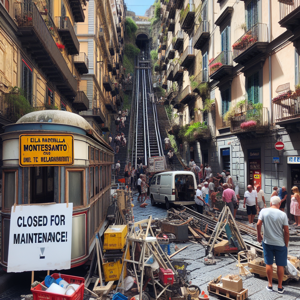 Caos a Montesanto: funicolare chiude per manutenzione, disagi totali