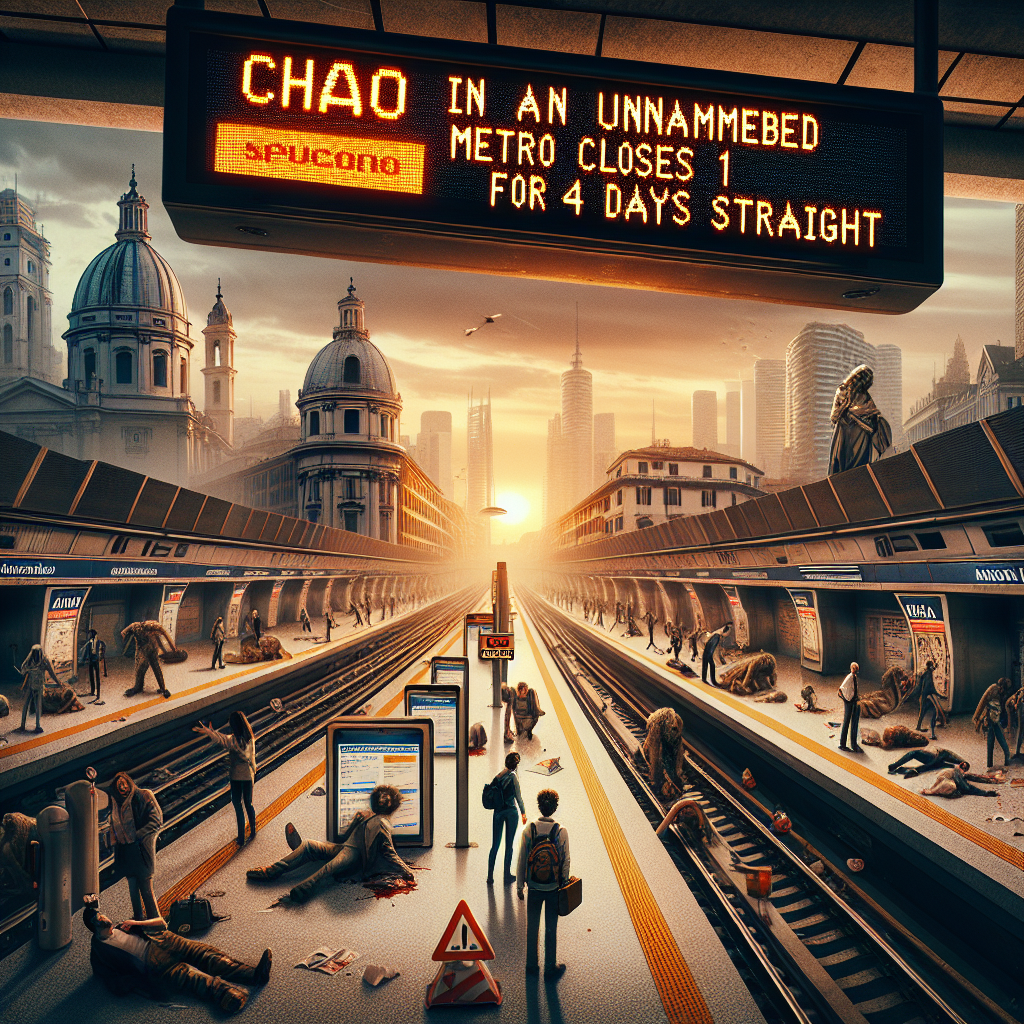 Caos a Napoli: Linea 1 metro chiude in anticipo per 4 giorni di fila