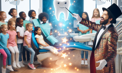 Magia contro la paura: Mago Sasà incanta bimbi al Centro Smile Dental