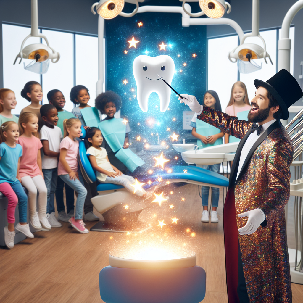 Magia contro la paura: Mago Sasà incanta bimbi al Centro Smile Dental