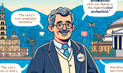 Napoli esulta: Alberto Angela torna, foto col sindaco «La città lo ama»