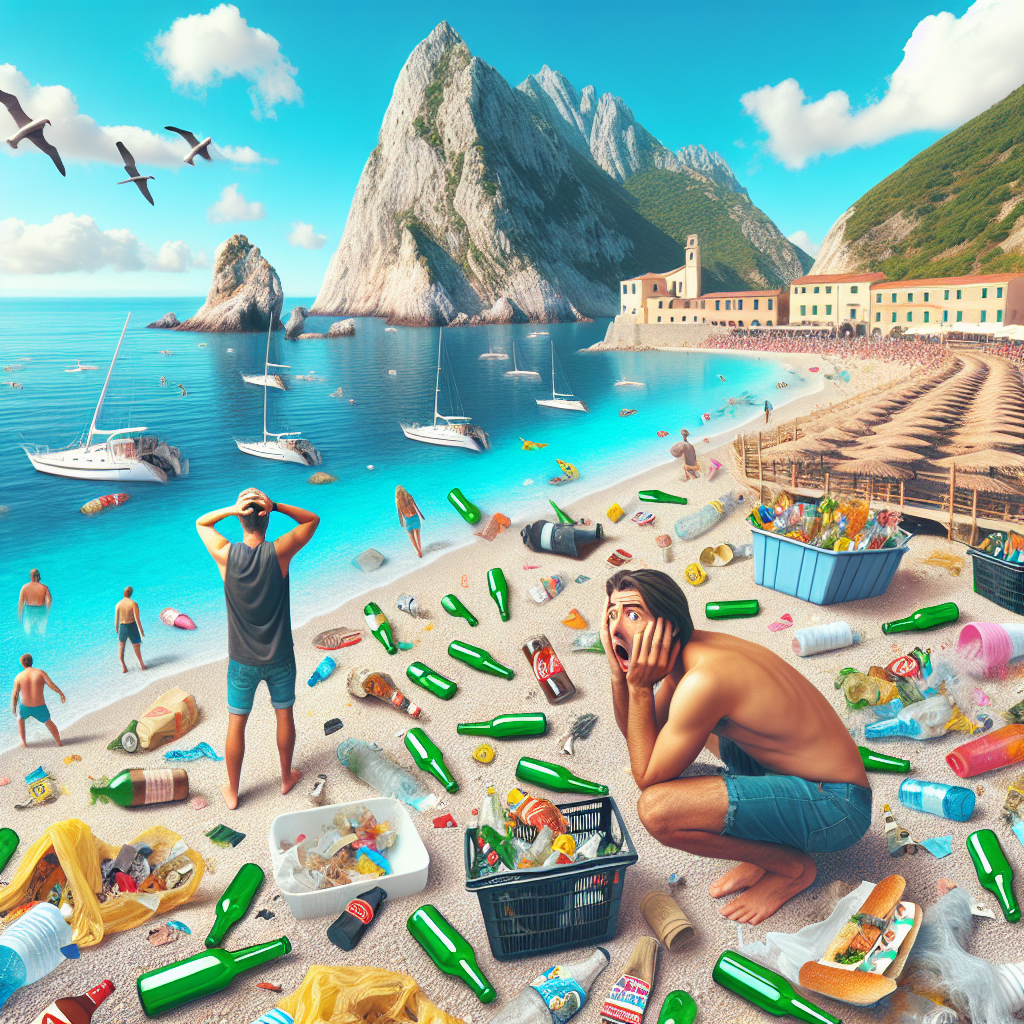 Napoli shock: rifiuti ovunque a Spiaggia delle Monache dopo weekend selvaggio