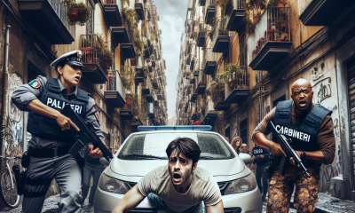 Napoli sotto shock: schiacciato dalla sua auto, salvato dai carabinieri