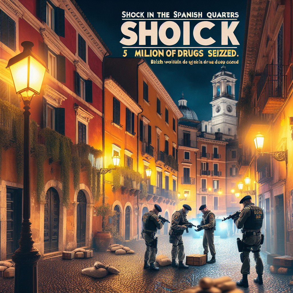 Shock nei Quartieri Spagnoli: blitz, 5 milioni di droga sequestrati