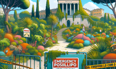 Allarme Posillipo: Parco Virgiliano chiuso fino al 1° giugno