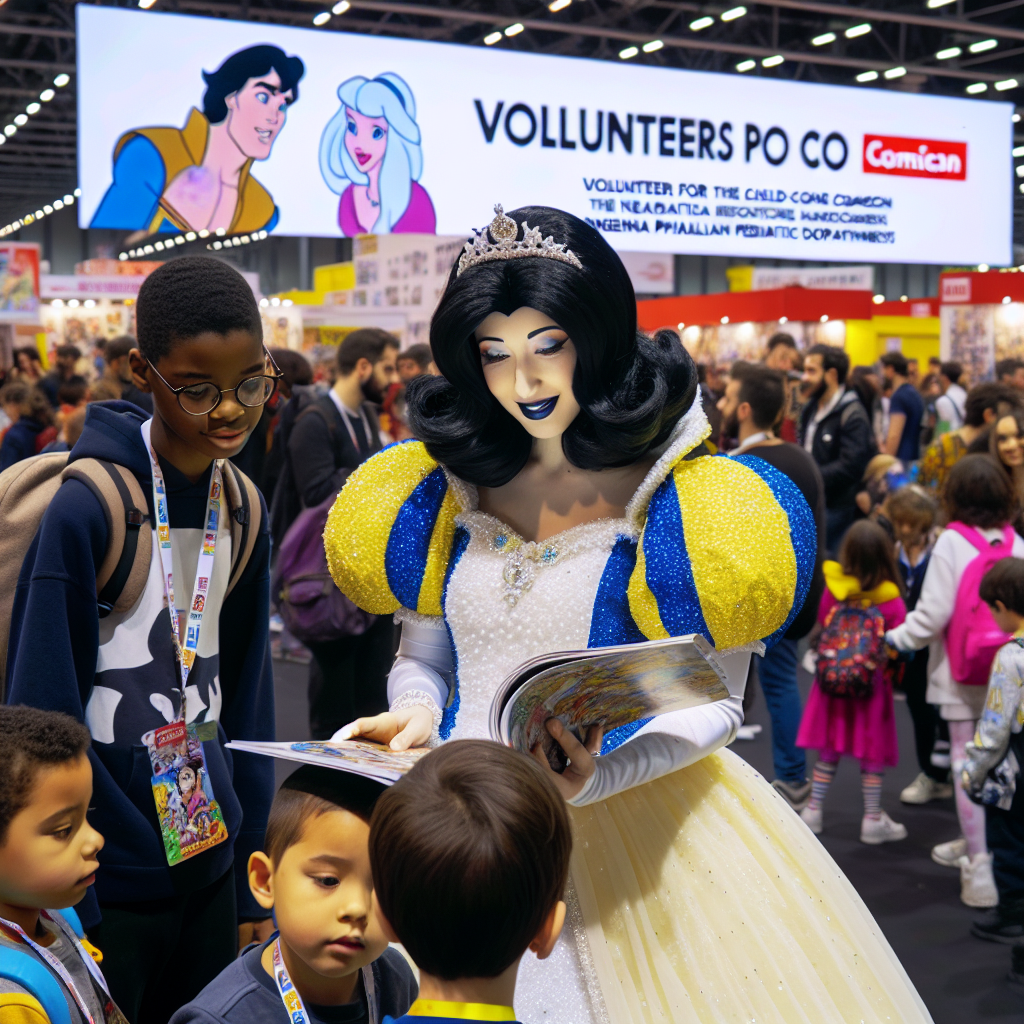 Biancaneve commuove il Comicon: volontari per i bimbi dei reparti pediatrici napoletani