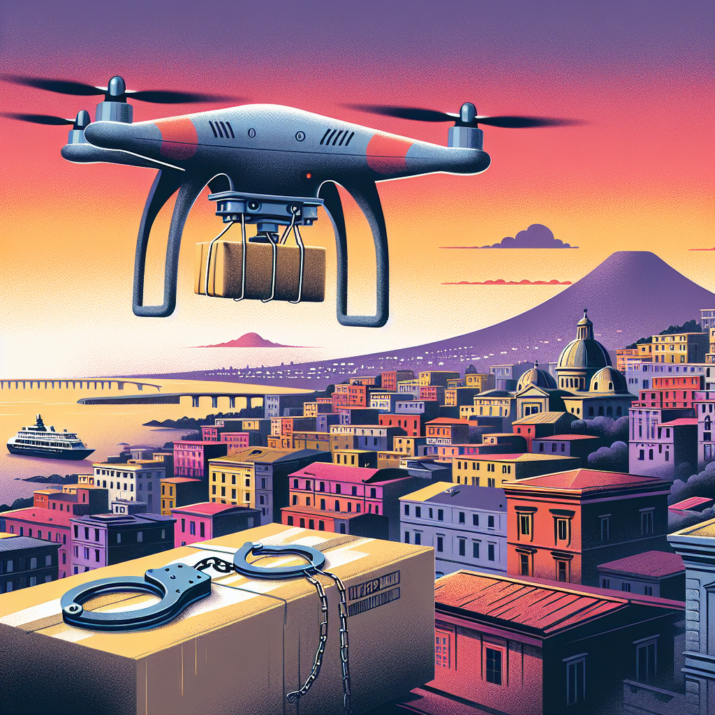 Caos a Napoli: drone con droga per carcere, due arrestati