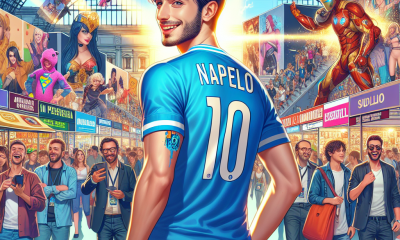 Delirio al Comicon Napoli: McGinley con la 10 azzurra conquista i fan