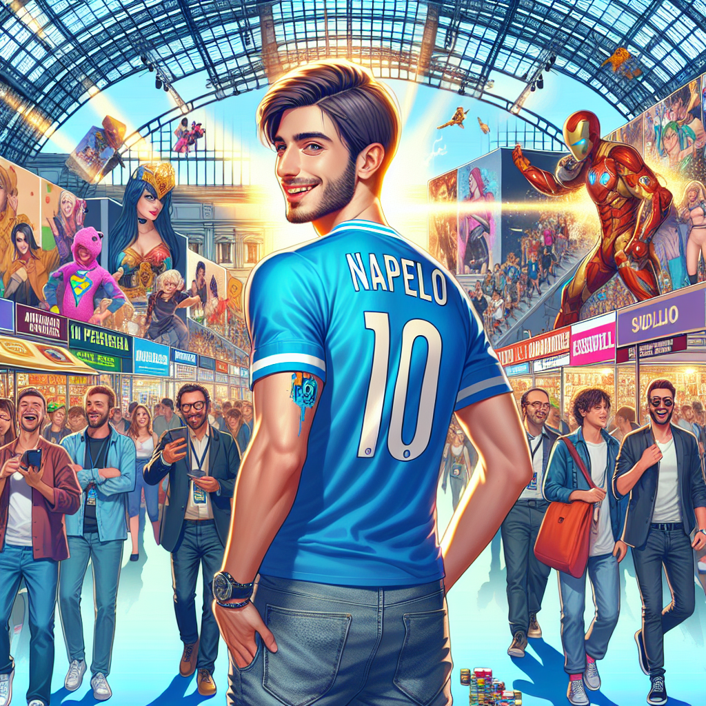 Delirio al Comicon Napoli: McGinley con la 10 azzurra conquista i fan