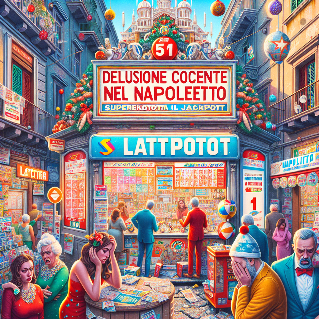 Delusione cocente nel Napoletano: SuperEnalotto sfiora il jackpot