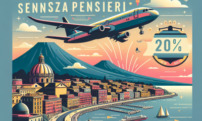 EasyJet da Napoli: 20% sconto con “Prenota Senza Pensieri” e 2 nuove rotte