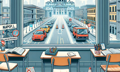 Napoli nel caos per Papa Leone: scuole chiuse, strade e Ztl paralizzate