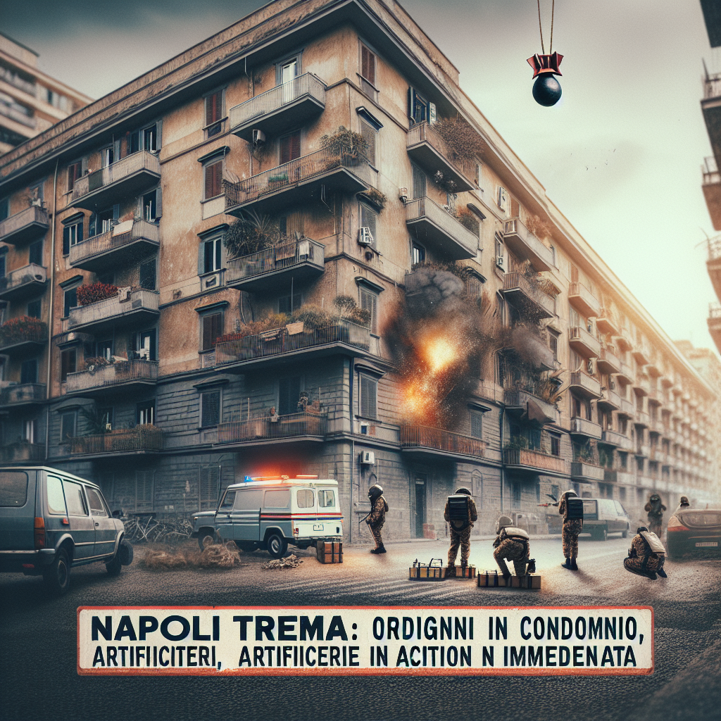 Napoli trema: ordigni in condominio, artificieri in azione immediata