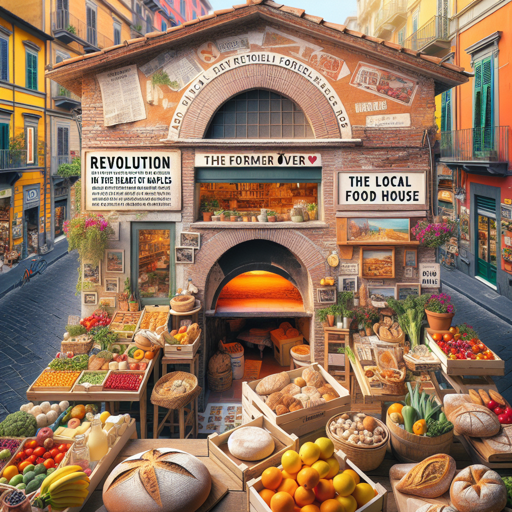 Rivoluzione nel cuore di Napoli: ex forno casa del cibo a km 0