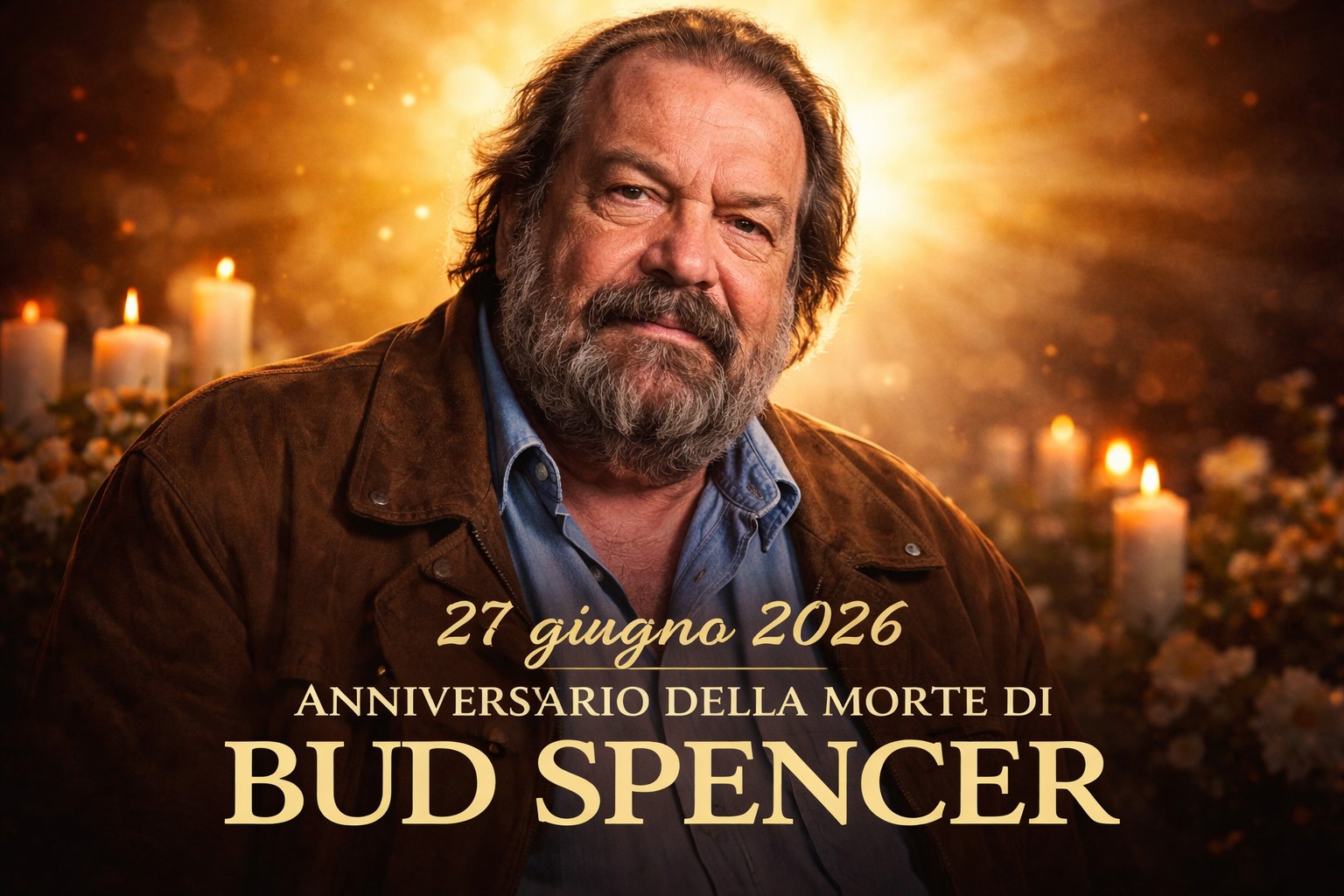 27 giugno 2026: Ricordando Bud Spencer a 10 anni dalla sua scomparsa