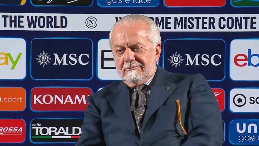 De Laurentiis ribadisce: il Napoli è da scudetto e non scende dal podio!