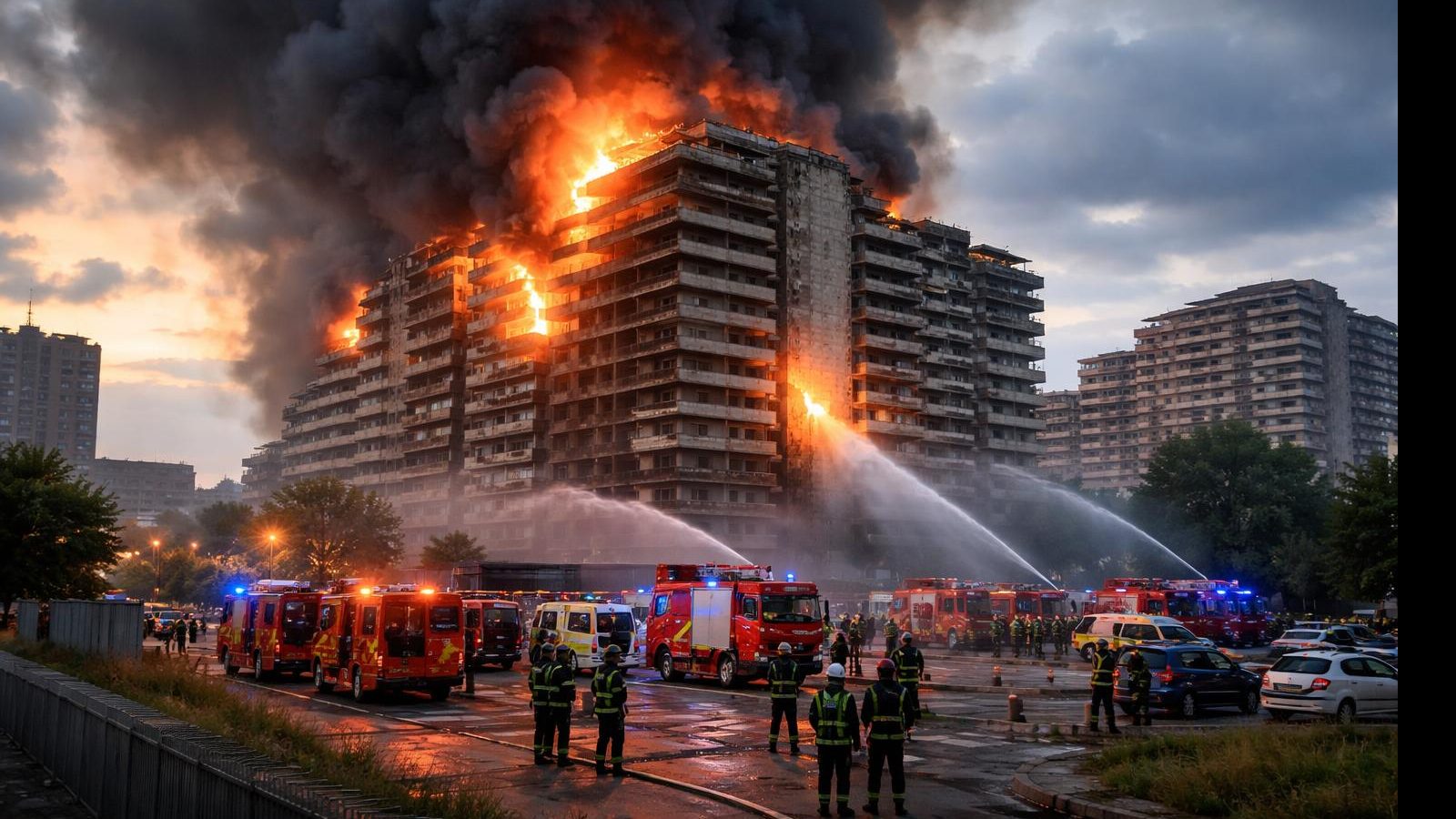Incendio a Scampia: fiamme alte e preoccupazioni crescenti per la sicurezza