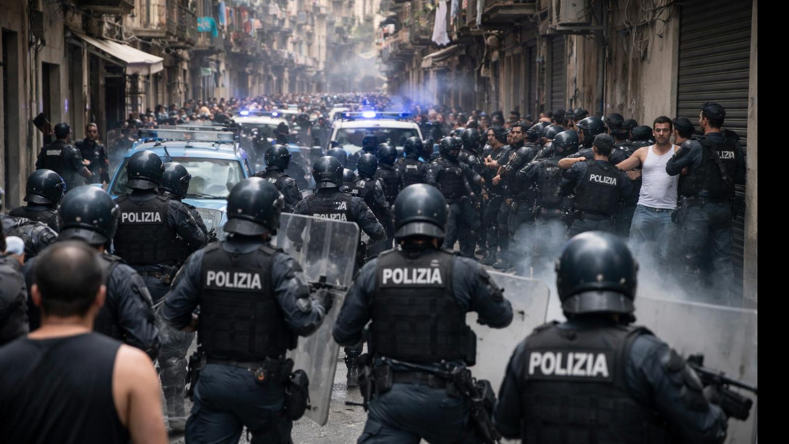 Napoli sotto assedio: il blitz delle forze dell’ordine sbaglia mira?