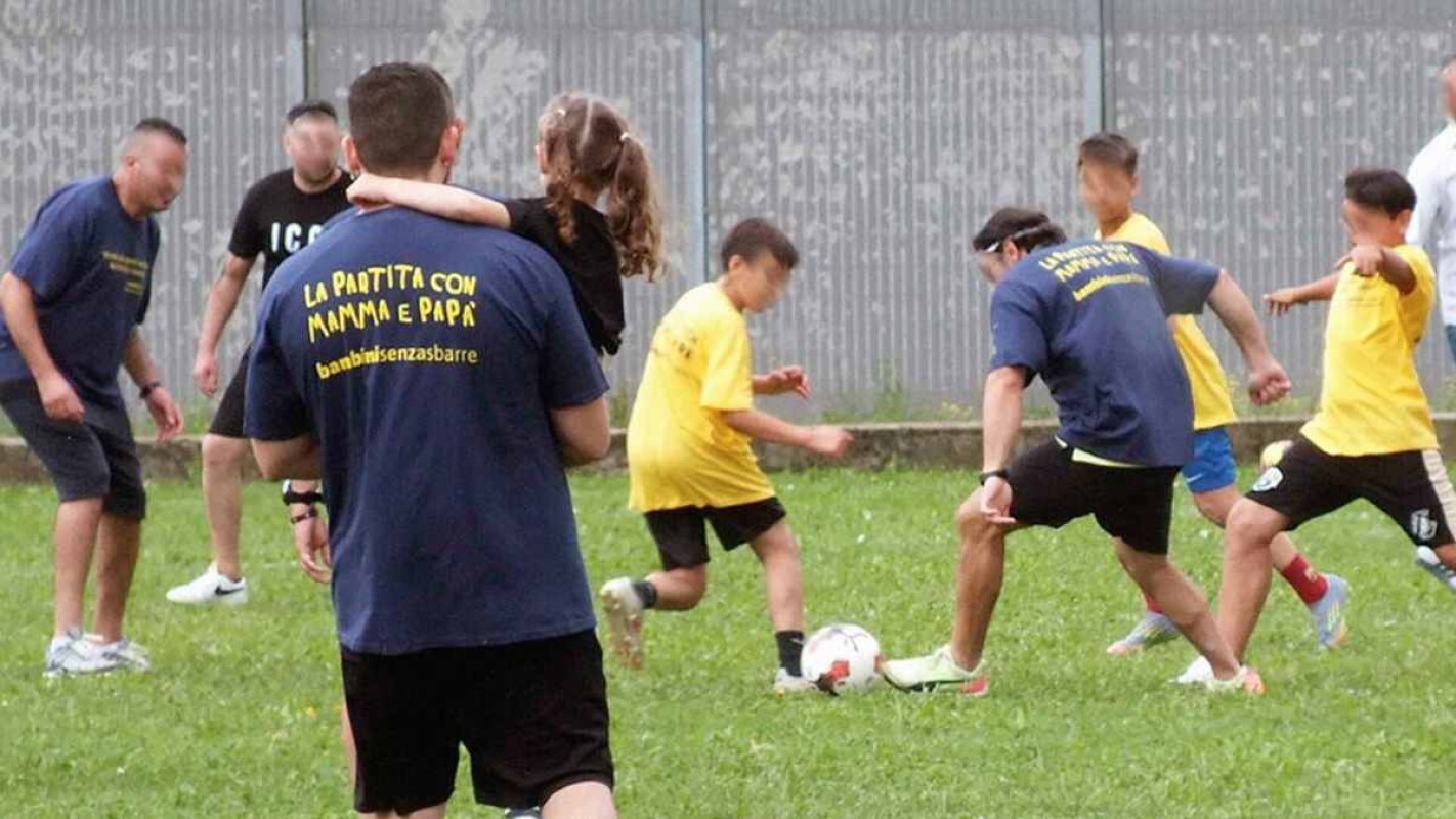 Salerno, partita in carcere tra detenuti e figli: un’iniziativa per rinforzare i legami familiari