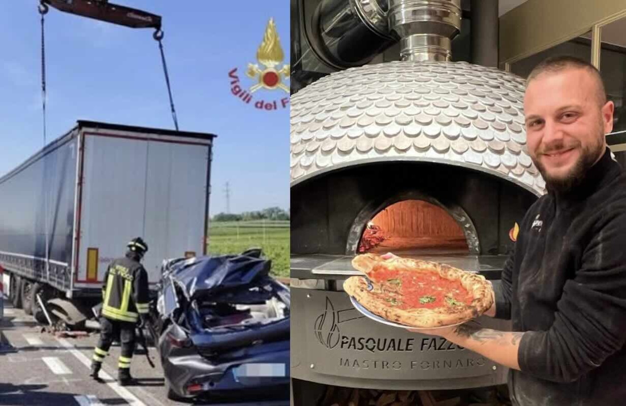 Tragedia sull’Autobrennero: perde la vita il pizzaiolo stabiese Matteo Buoninconti in un incidente con un Tir