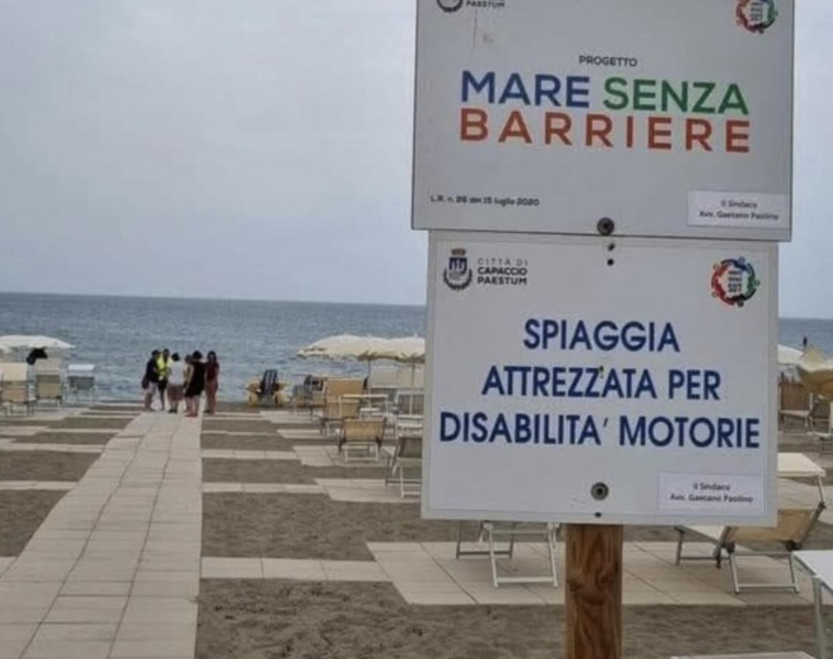 Capaccio Paestum: al via la spiaggia accessibile, un passo avanti per l’inclusione!