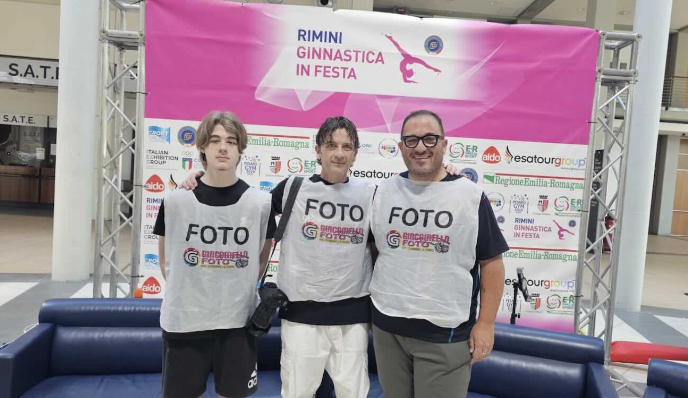 Ginnastica in Festa, brillano i fotografi stabiesi: debutto a Rimini con Giacomello Group