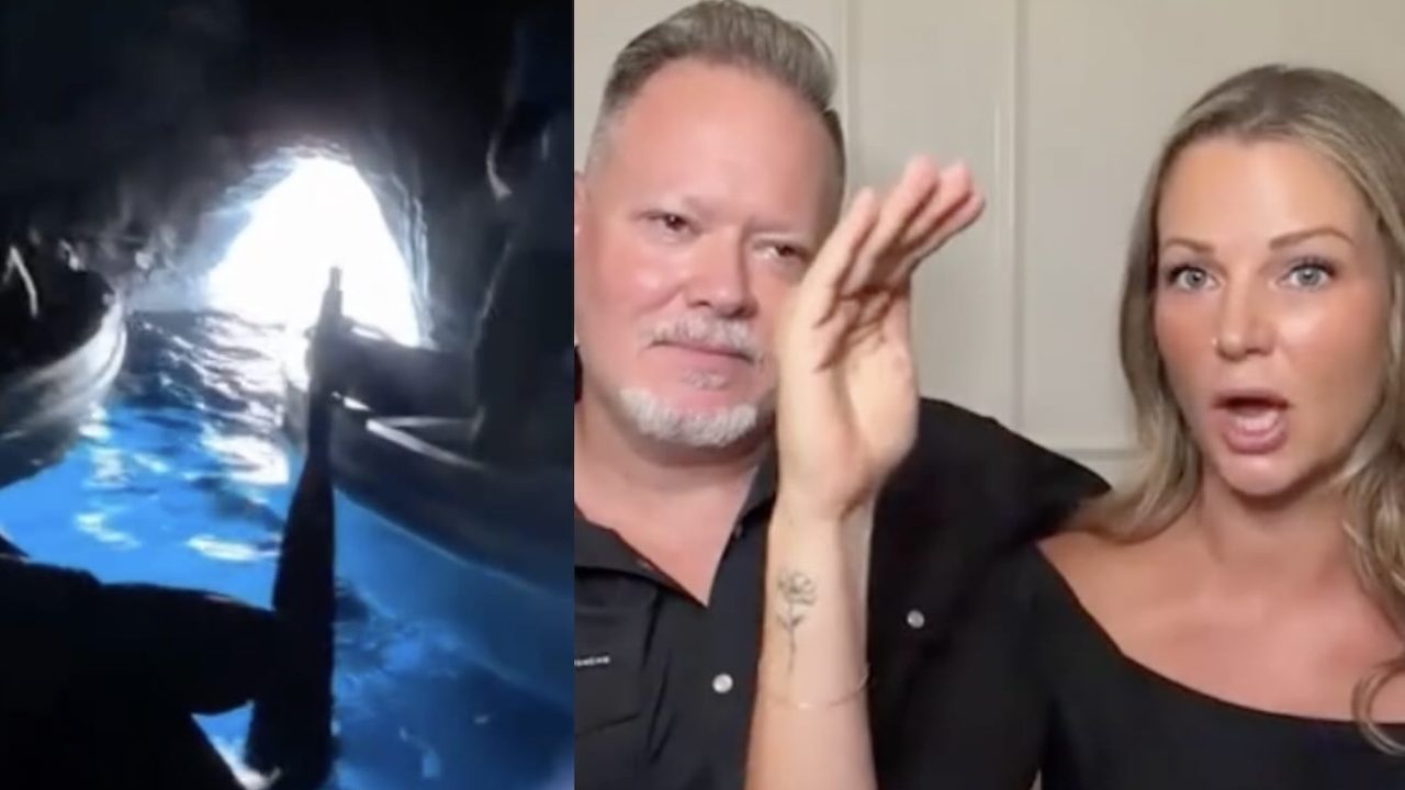 Barca in difficoltà alla Grotta Azzurra: il video del dramma conquista le tv americane