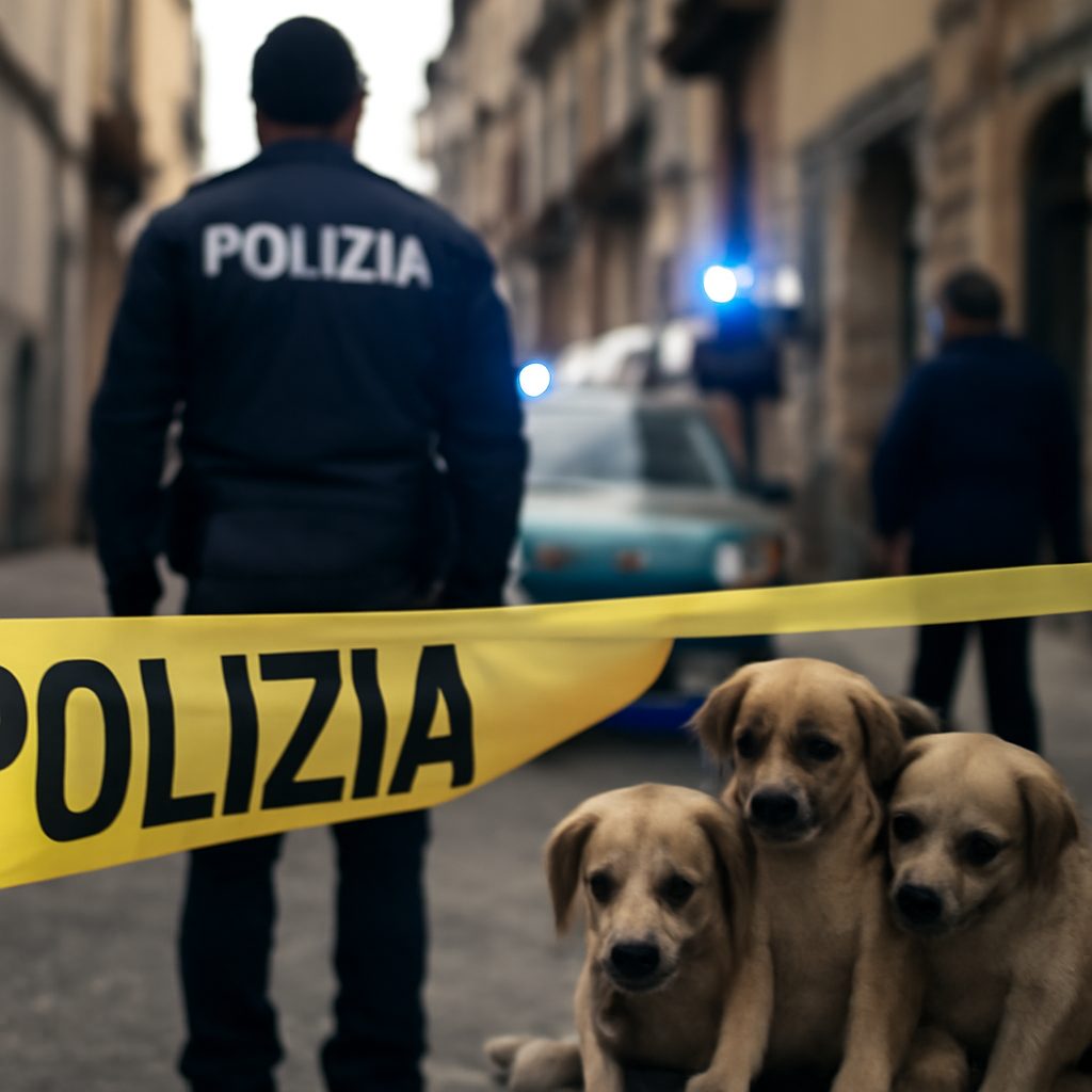 Il salvataggio delle tre cucciole: un atto di speranza in una Napoli scossa dalla violenza