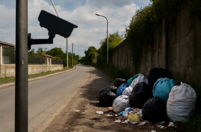 Giugliano, il cucciolo lasciato tra i rifiuti e la risposta che non gira lo sguardo