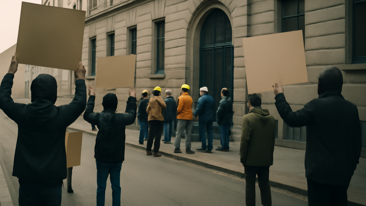 Operai davanti alla Regione: la riconversione green come prova di tempi certi