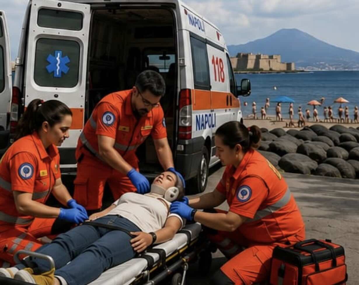 Turista colta da malore a Mappatella Beach, 38enne salvata dall’ictus grazie ai soccorsi tempestivi