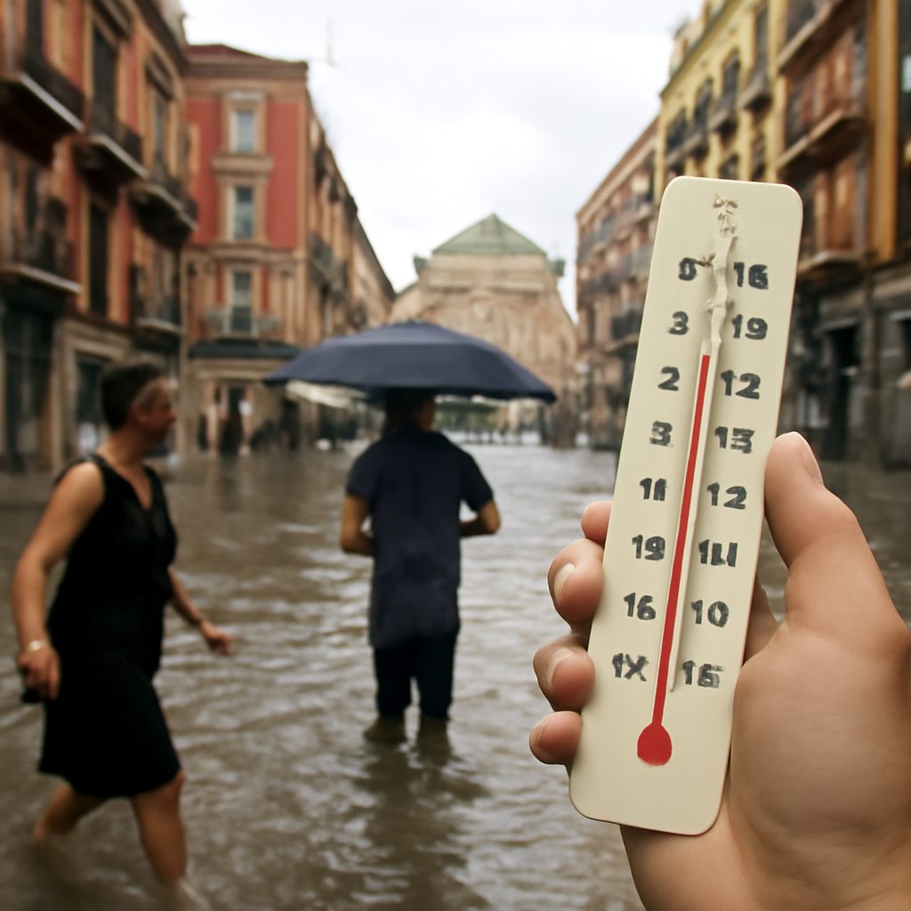 Napoli nel mirino del clima: 47 gradi e allagamenti, una città in crisi
