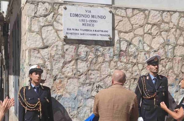 San Giovanni a Teduccio celebra il dottor Edmondo Mundo: una strada in suo onore