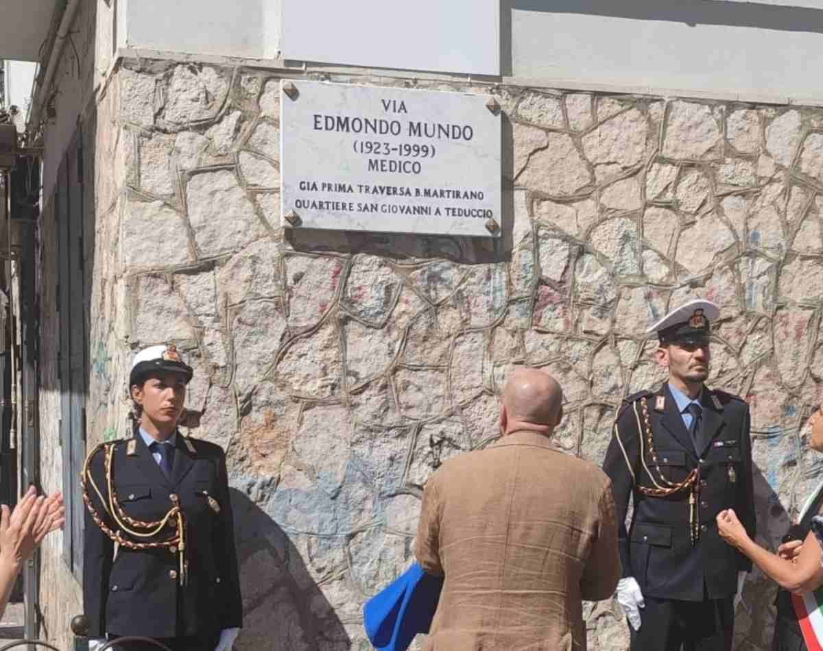 San Giovanni a Teduccio celebra il dottor Edmondo Mundo: una strada in suo onore