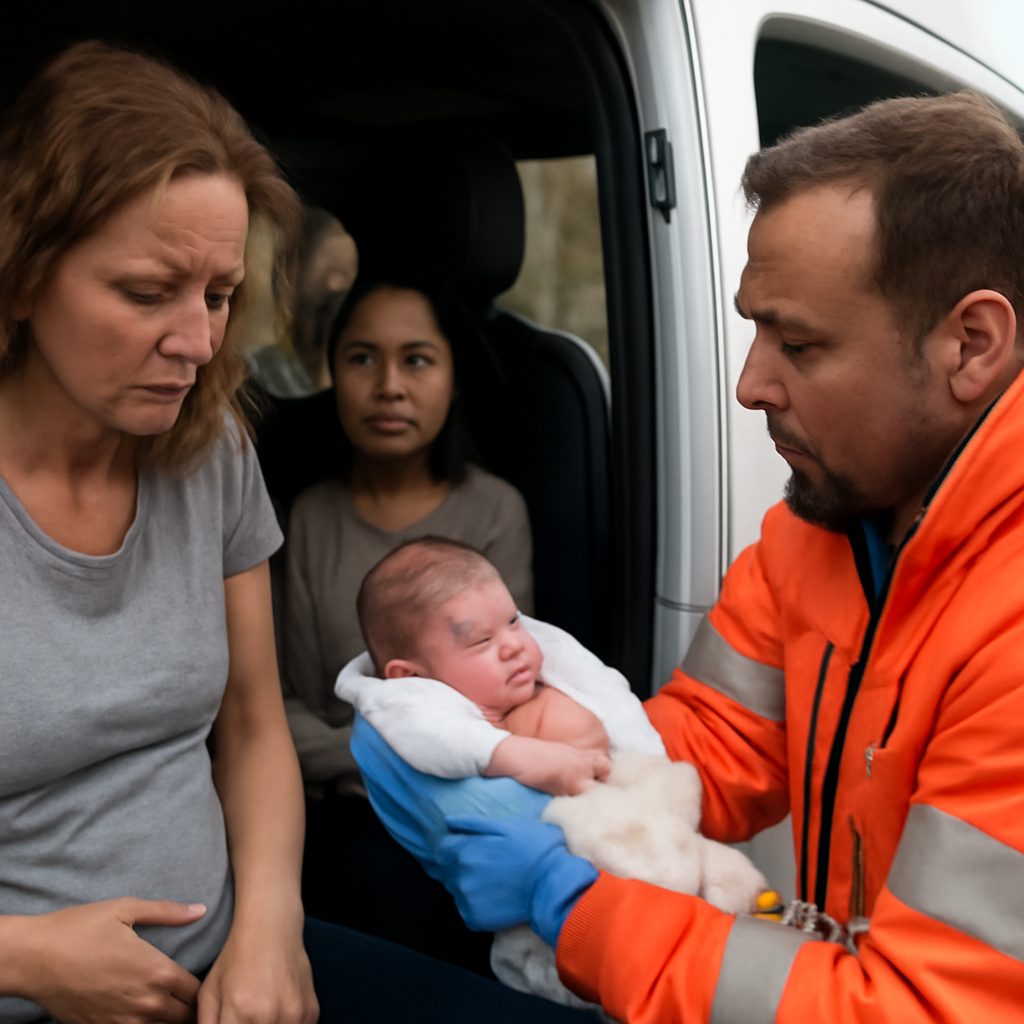 Nascita in Emergenza: Parto Inaspettato in un Furgone sulla Casilina